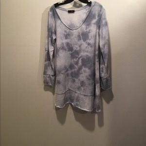 Medium terrycloth tie-dye dress